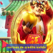 cartoes de credito valido